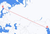 Flyreiser fra Dalian, Kina til Luleå, Sverige
