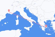 Fly fra Athen til Avignon