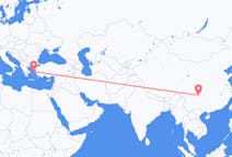 中国出发地 泸州市飞往中国目的地 希俄斯的航班