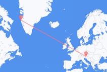 Flyrejser fra Klagenfurt, Østrig til Sisimiut, Grønland