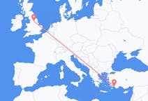 出发地 土耳其出发地 达拉曼前往英格兰的利兹的航班