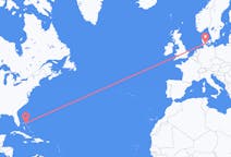 Flights from Marsh Harbour, the Bahamas to Sønderborg, Denmark