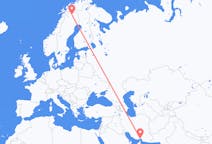Flights from Bandar Abbas, Iran to Kiruna, Sweden