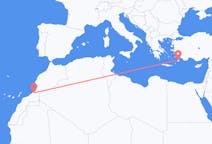 Flights from Guelmim, Morocco to Rhodes, Greece