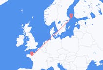 Flyg från Mariehamn, Åland till Rennes, Frankrike