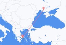 Vluchten van Athene, Griekenland naar Cherson, Oekraïne