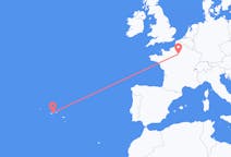 Flights from Paris, France to São Jorge Island, Portugal