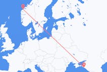 Fly fra Gelendzhik til Ålesund