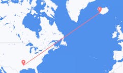 Flyreiser fra Shreveport, USA til Reykjavik, Island
