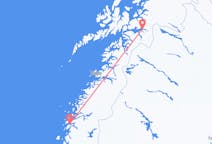 Fly fra Sandnessjøen til Narvik