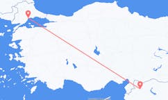 Fly fra Aleppo til Tekirdağ