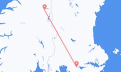 Loty z miasta Røros do miasta Örebro