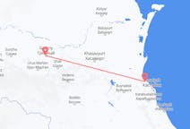 Vluchten van Grozny naar Machatsjkala