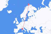 Flights from Alta, Norway to Olbia, Italy