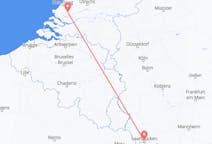 オランダのから ロッテルダム、ドイツのへ ザールブリュッケンフライト