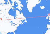 加拿大出发地 梅迪辛哈特飞往加拿大目的地 格拉斯哥的航班