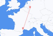 Flyreiser fra Aspiran, Frankrike til Köln, Tyskland