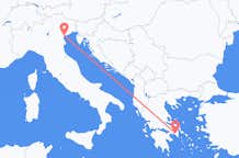 Flyg från Aten till Venedig