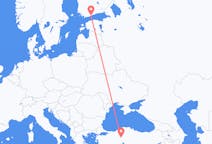 Flyrejser fra Helsinki, Finland til Ankara, Tyrkiet