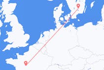 Flyreiser fra Tours, Frankrike til Växjö, Sverige