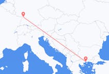 Flights from Kavala, Greece to Karlsruhe, Germany