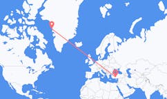Flyreiser fra Upernavik, Grønland til Konya, Tyrkia