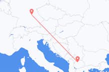 Flyg från Skopje till Nürnberg