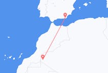 Vluchten van Tindouf naar Almería