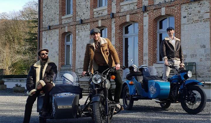Half Day tour in Vintage Sidecar Motorcycle from le Havre or Honfleur