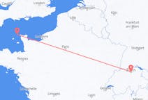 Flyrejser fra Zürich, Schweiz til Alderney, Guernsey