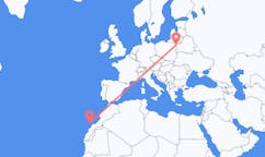 Flights from Grodno, Belarus to Fuerteventura, Spain