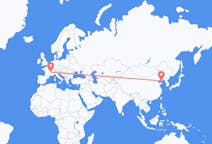 Flyrejser fra Dalian, Kina til Lyon, Frankrig