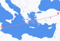 Flights from Sfax, Tunisia to Sivas, Turkey