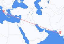 出发地 印度出发地 贾姆讷格尔目的地 希腊Kefallinia的航班