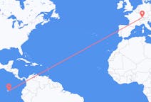 Flyrejser fra Baltra øen, Ecuador til Zürich, Schweiz