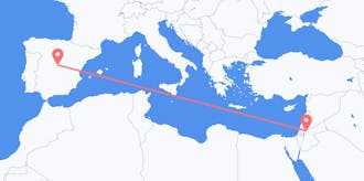 Flights from Jordan to Spain