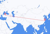Flyrejser fra Ningbo, Kina til Ankara, Tyrkiet