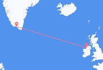Flyg från Qaqortoq till Donegal