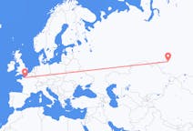 Fly fra Novosibirsk til Deauville