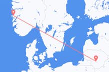 Voli da Kaunas, Lituania to Bergen, Norvegia