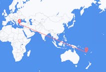 Flyrejser fra Port Vila, Vanuatu til Izmir, Tyrkiet
