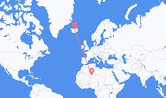 Flyrejser fra Tamanrasset, Algeriet til Akureyri, Island