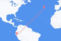 Flights from Cajamarca, Peru to Pico Island, Portugal
