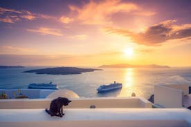 Excursão turística privada em Santorini
