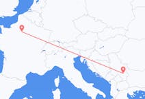 Flyg från Niš, Serbien till Paris, Frankrike