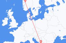 Flyrejser fra Sogndal, Norge til Tivat, Montenegro