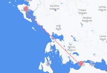 Fly fra Korfu til Patras