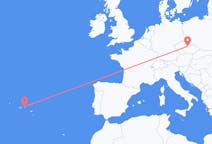 Flights from Pardubice, Czechia to Terceira Island, Portugal