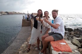Excursão gastronômica e cerveja artesanal ao pôr do sol - Chania