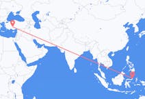 Flyreiser fra Manado, Indonesia til Konya, Tyrkia